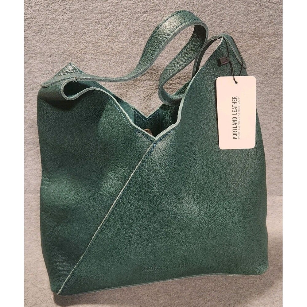 Portland Leather Goods Green Naomi Shoulder Bag NWT
